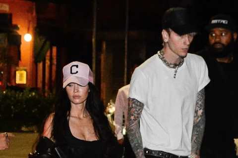 Megan Fox & Machine Gun Kelly were bullied by fans in Sao Paulo & these photos capture the crazy..