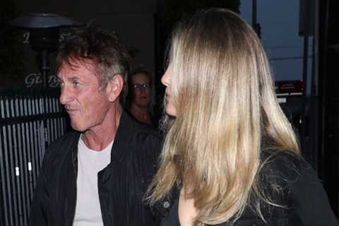 Sean Penn and ex-wife Leila George have dinner together in Santa Monica