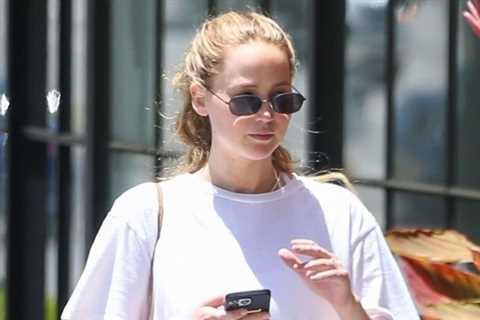 Jennifer Lawrence goes to afternoon Pilates class in Beverly Hills