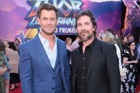 Chris Hemsworth & Christian Bale Get Support From Wives Elsa & Sibi At Thor: Love & Thunder..