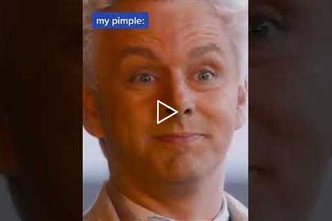 If acne could talk - Good Omens #shorts | Prime Video