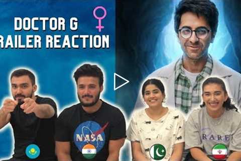 DOCTOR G Trailer Reaction | Ayushmann Khuranna | Rakul Preet Singh | Shefali S | Foreigners React