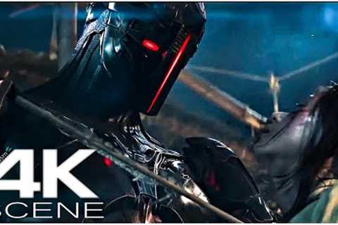 Iron Man Like Robots Fight (2022) 4K Scene | ALIENOID Movie Clip 4K UHD