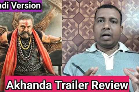 Akhanda Trailer Review Hindi Version By Surya Nandamuri Balakrishna