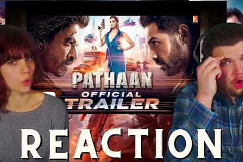 OUR REACTION TO Pathaan | Official Trailer | Shah Rukh Khan | Deepika Padukone | John Abraham