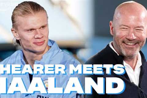 I Know About A Couple Of Your Records” | Alan Shearer Meets Erling Haaland