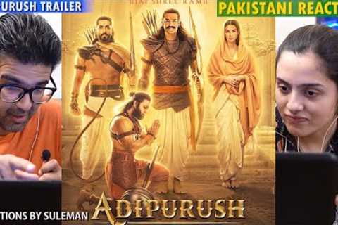 Pakistani Couple Re React To Adipurush Trailer Hindi | Prabhas | Saif Ali Khan | Kriti Sanon