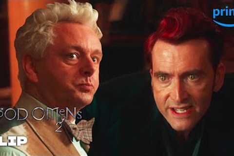 Crowley's 'Proper' Apology to Aziraphale | Good Omens | Prime Video
