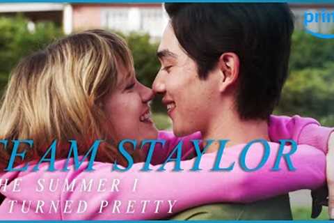 Steven and Taylor's Epic Kiss | The Summer I Turned Pretty | Prime Video