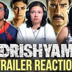 DRISHYAM Trailer REACTION! | Ajay Devgn | MaJeliv India | no one messes with family
