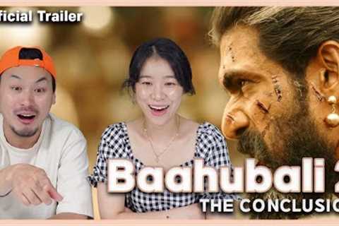 (Sub) Korean  Actor & Actress React to Baahubali 2: The Conclusion_Official Trailer | SS...