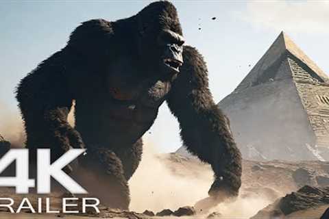 GODZILLA X KONG Kong Smashes Great Pyramids Trailer (2024) The New Empire