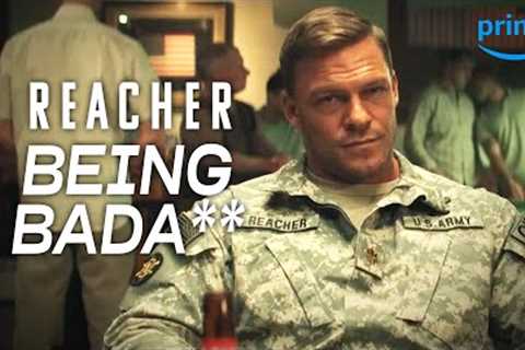 Reacher Being a Bada** for 8 Minutes Straight | REACHER | Prime Video