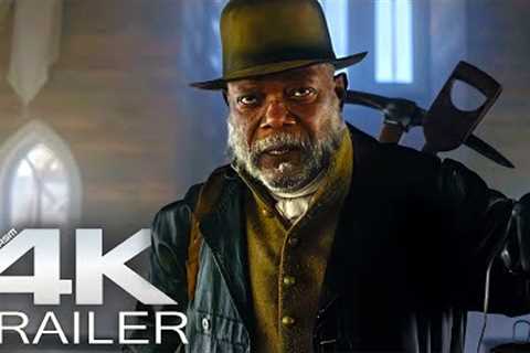 THE UNHOLY TRINITY Official Trailer (2025) Samuel L. Jackson, Pierce Brosnan Action Movie 4K UHD