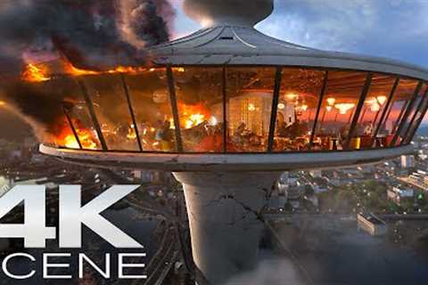 Space Needle Collapse (2025) Opening Scene - Final Destination: Bloodlines Movie Clip | 4K Blu-ray